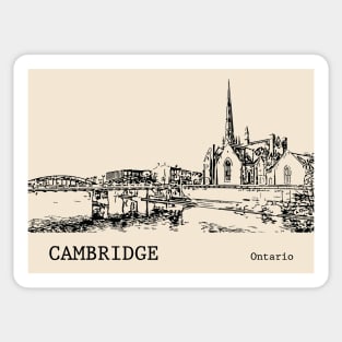 Cambridge Ontario Sticker